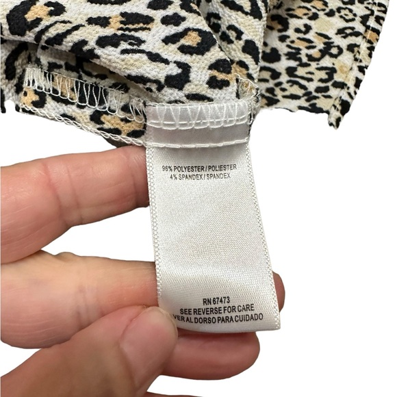 Gabby Skye Animal Print Sleeveless Babydoll Dress - Picture 5 of 9